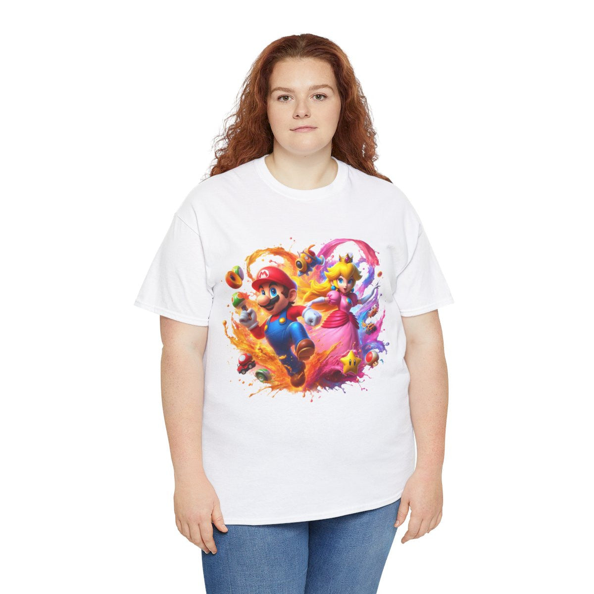 Tee shirt Unisex Mario&Peach Homme/Femme