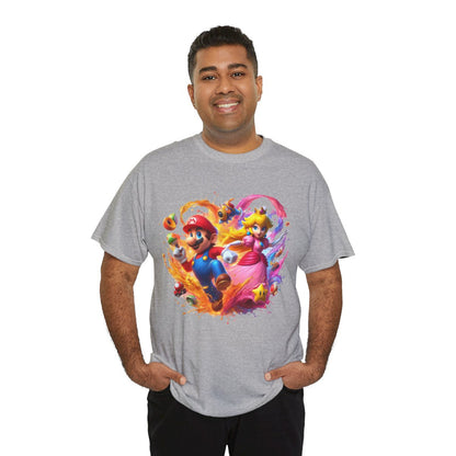 Tee shirt Unisex Mario&Peach Homme/Femme