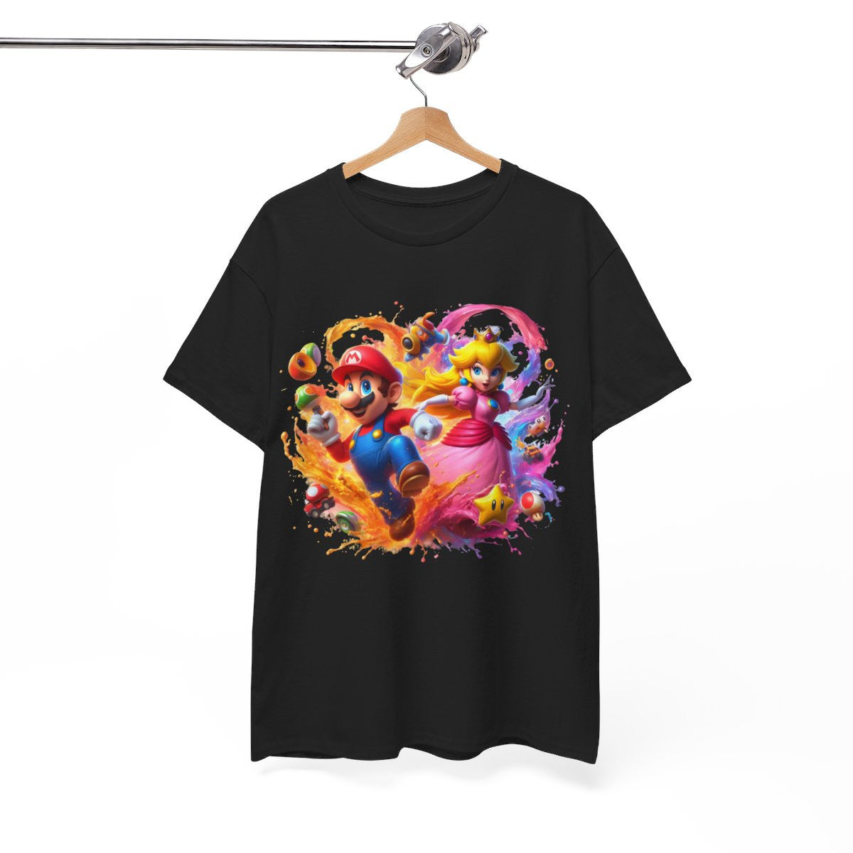 Tee shirt Unisex Mario&Peach Homme/Femme