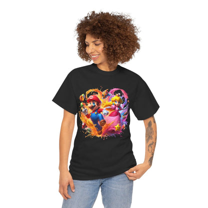 Tee shirt Unisex Mario&Peach Homme/Femme