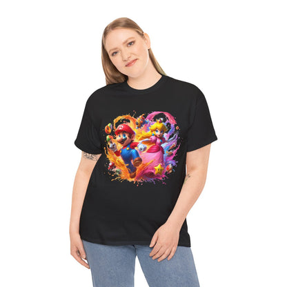 Tee shirt Unisex Mario&Peach Homme/Femme