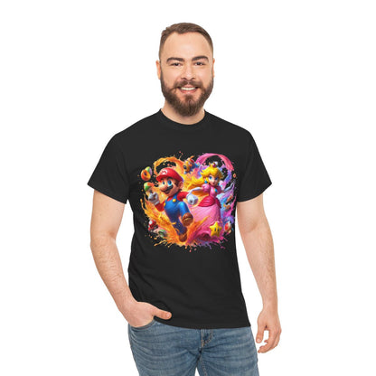 Tee shirt Unisex Mario&Peach Homme/Femme