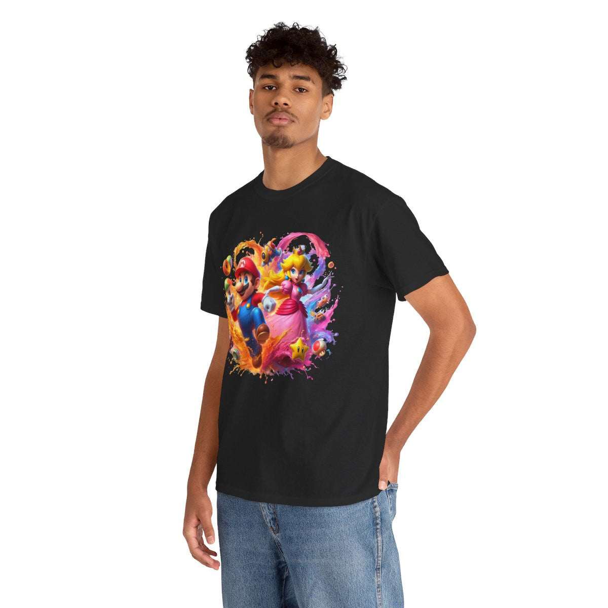 Tee shirt Unisex Mario&Peach Homme/Femme