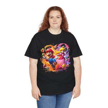 Tee shirt Unisex Mario&Peach Homme/Femme
