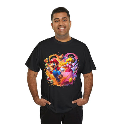 Tee shirt Unisex Mario&Peach Homme/Femme