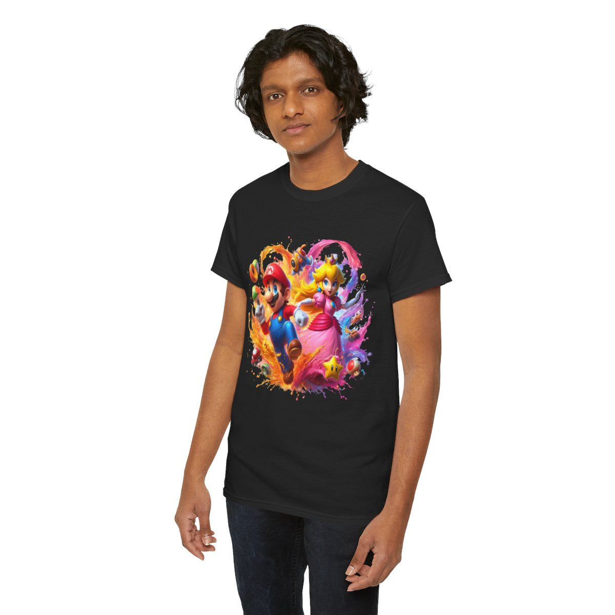 Tee shirt Unisex Mario&Peach Homme/Femme