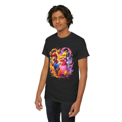 Tee shirt Unisex Mario&Peach Homme/Femme