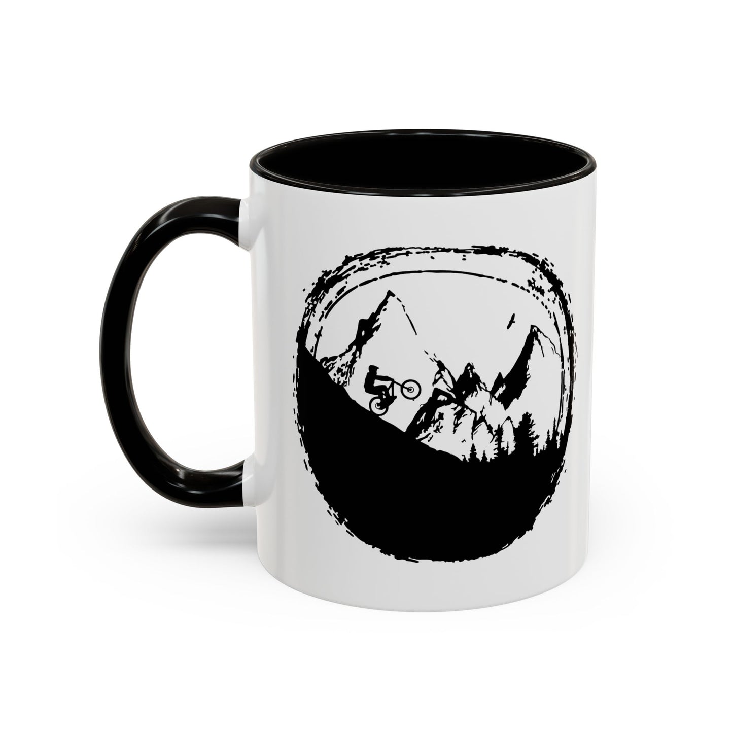 Tasse Motocross Homme et Femme – Mug Moto Tout-Terrain en Montagne – Cadeau Original pour Pilote Enduro Cross Anniversaire 325 ml
