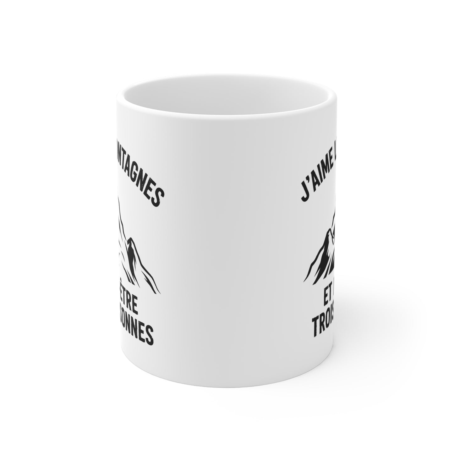 Mug Montagne Homme et Femme – Tasse Humour Randonneur Amoureux de la Nature – Idée Cadeau Randonnée Trekking Plein Air Aventurier – 325 ml
