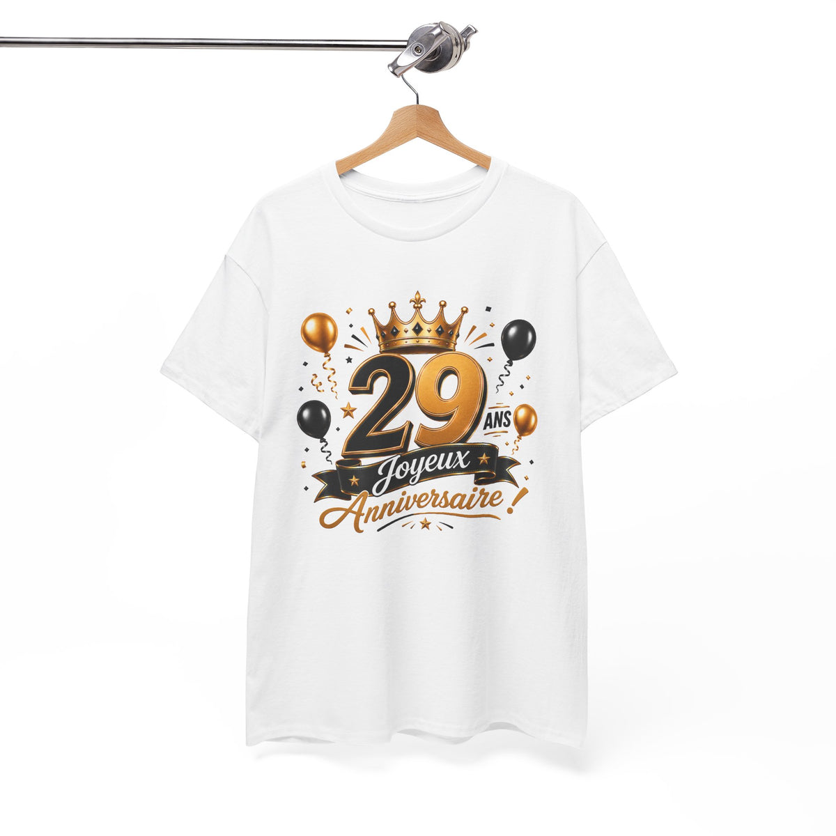 Tee Shirt Anniversaire 29 Ans Homme et Femme Joyeux Anniversaire Cadeau 29 Ans Idée Cadeau Adulte