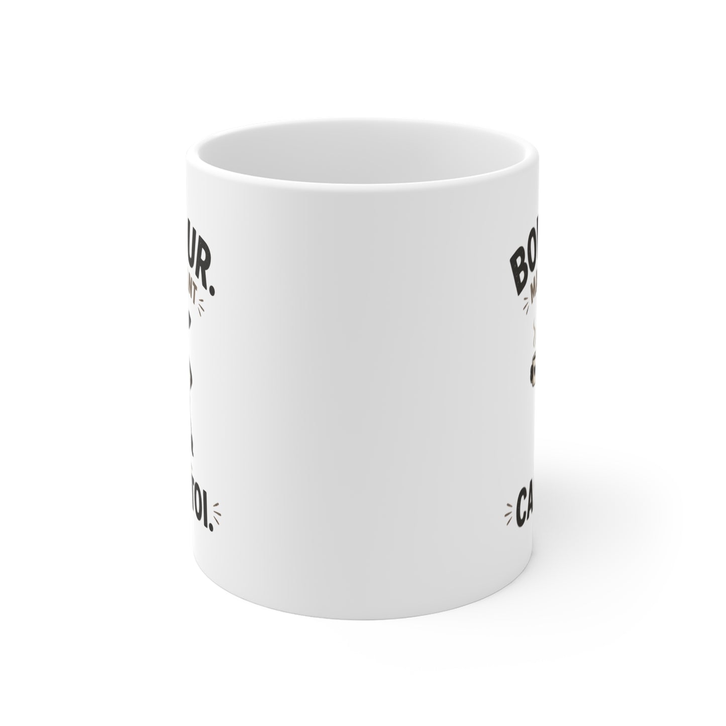 Mug Humoristique Vache Blasée – Tasse Café Sarcastique – Cadeau Original Homme et Femme, Ami ou Collègue – 325 ml