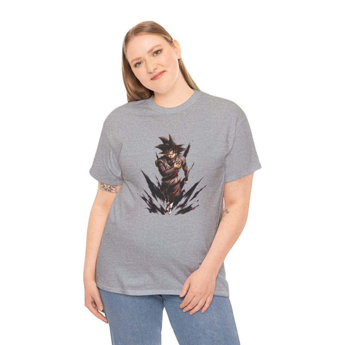 Tee shirt Unisex Black Goku Homme/Femme