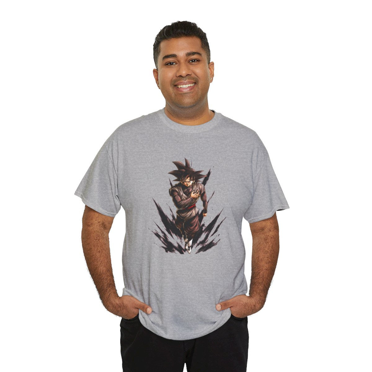 Tee shirt Unisex Black Goku Homme/Femme