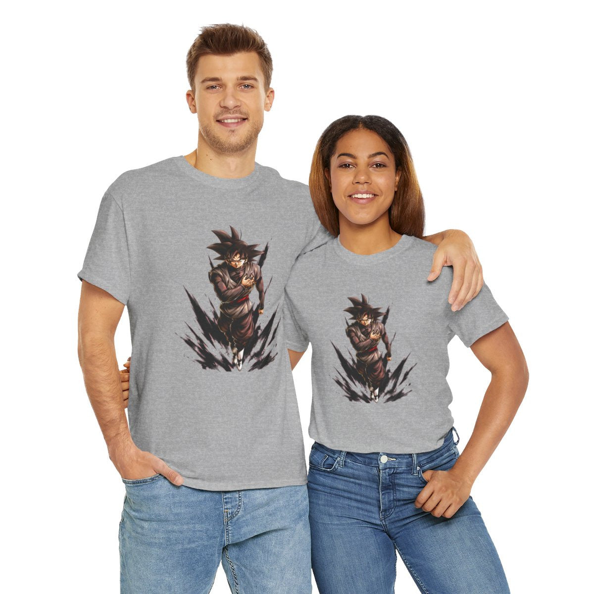 Tee shirt Unisex Black Goku Homme/Femme