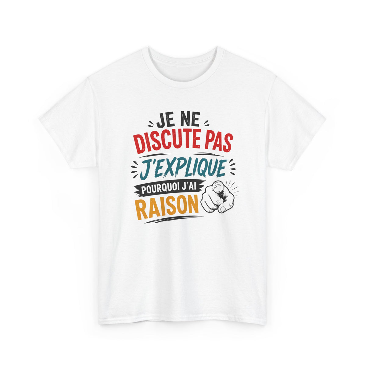 Tee-Shirt Humour Homme et Femme – Citation Drôle Caractère Fort – Cadeau Original Amusant pour Collègue Ami Famille