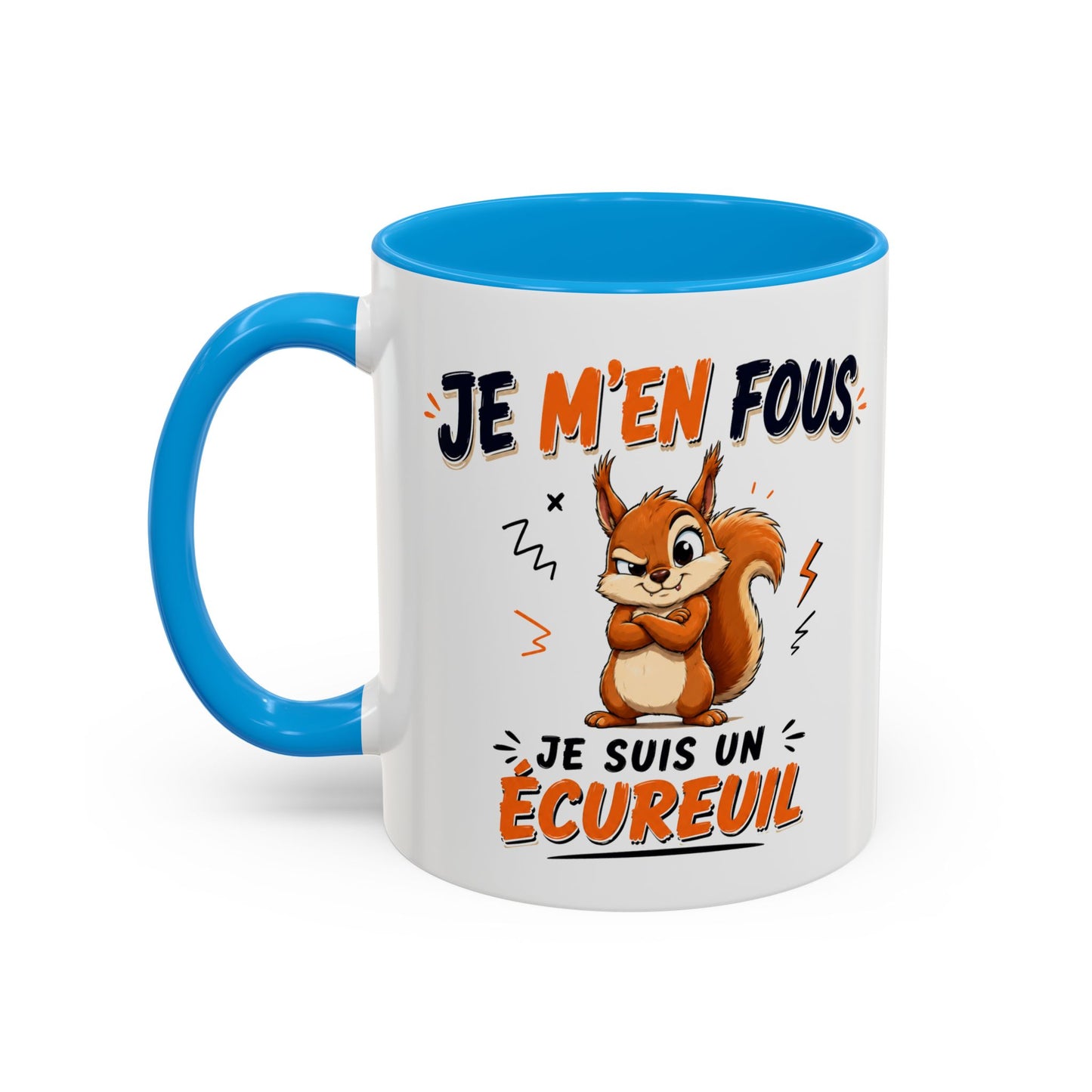 Tasse Je M’en Fous Je Suis Un Écureuil – Mug Humour Animal Mignon – Cadeau Original Écureuil 325ml