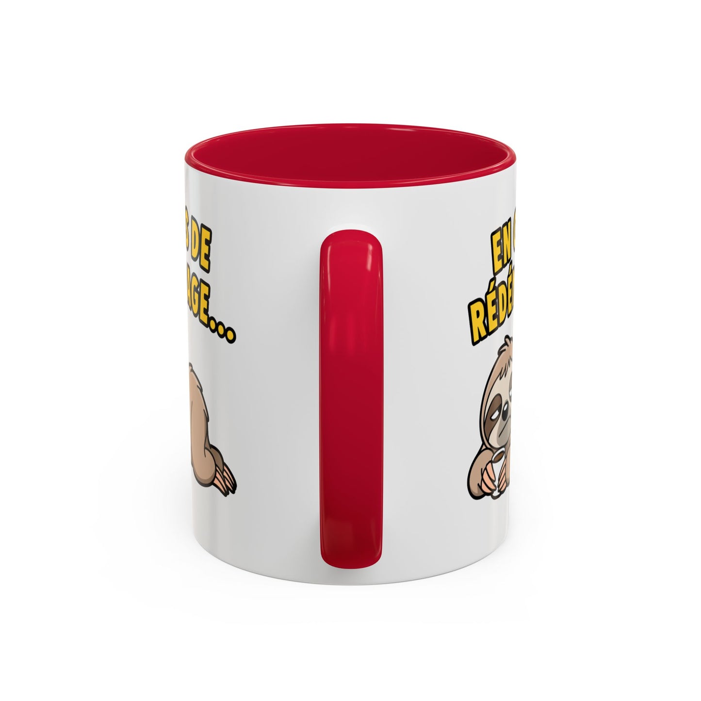 Mug Drôle En Cours de Redémarrage – Tasse Humoristique Paresseux et Café – Cadeau Humour Bureau 325ml