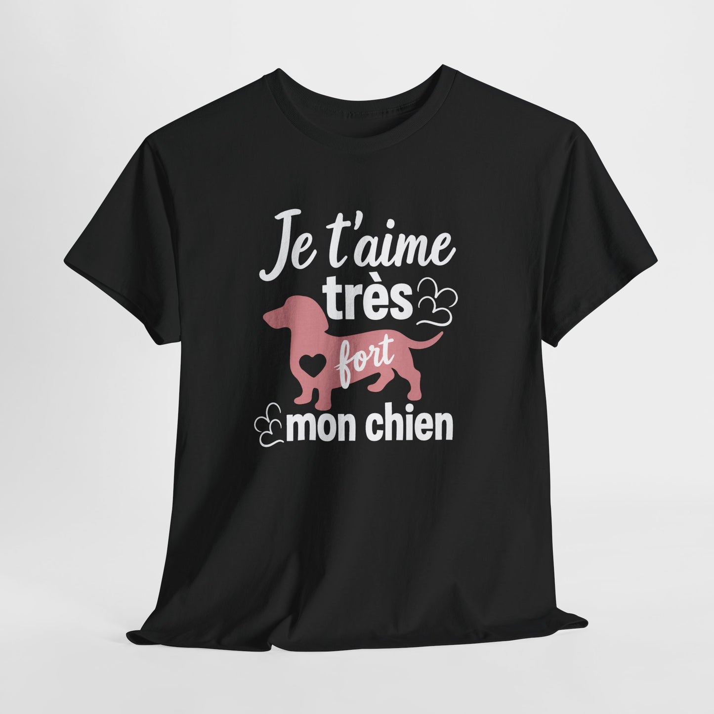 T-Shirt Chien Femme – Cadeau Amoureuse des Chiens – Maman de Chien Dog Mom – Humour Passion Animaux – Idée Cadeau