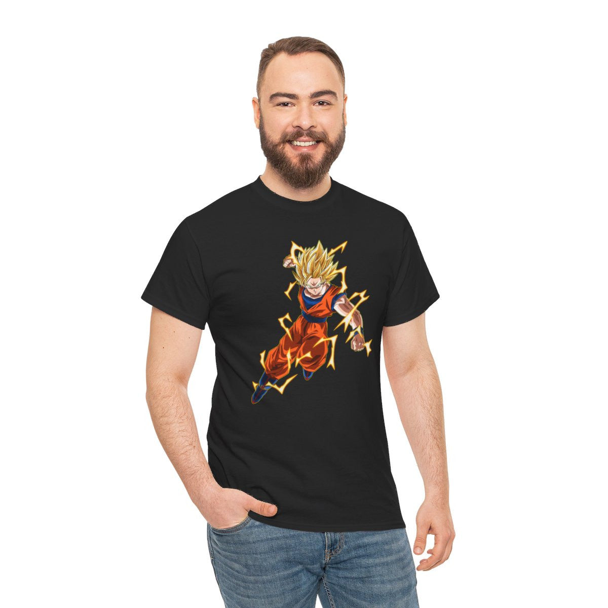 Tee shirt Unisex Goku ssj2 Homme/Femme