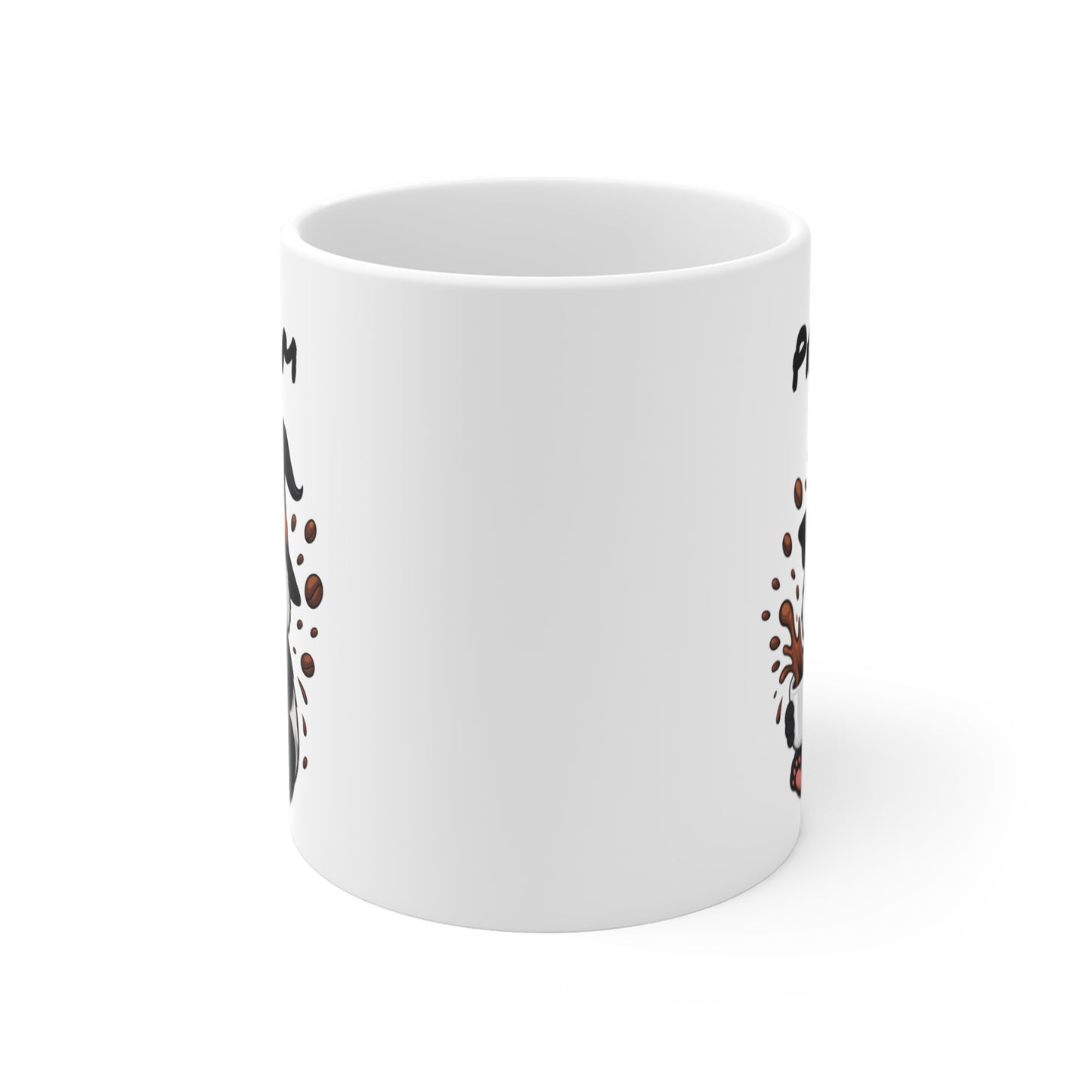 Tasse Personnalisable Panda Sorcier Café – Mug Prénom Halloween Mignon 325ml – Cadeau Original