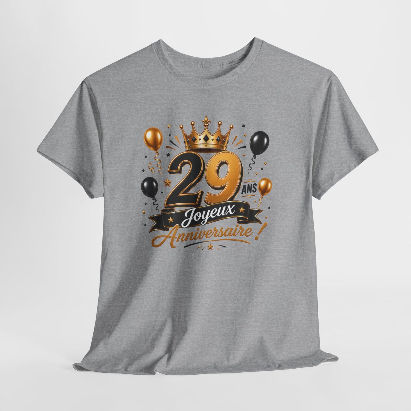Tee Shirt Anniversaire 29 Ans Homme et Femme Joyeux Anniversaire Cadeau 29 Ans Idée Cadeau Adulte