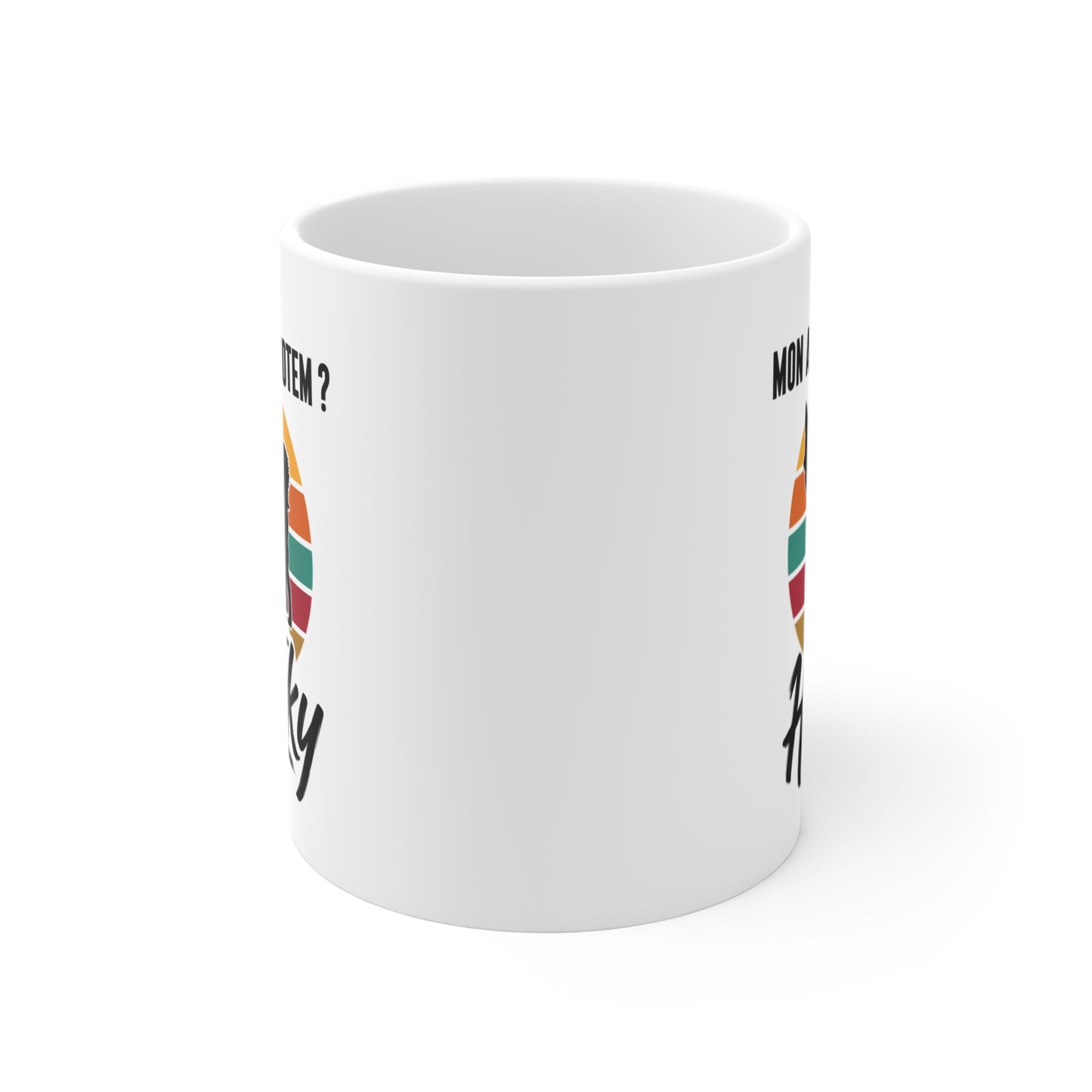 Mug Husky Homme et Femme – Tasse Chien pour Maître et Maîtresse – Cadeau Amoureux du Husky – Idée Cadeau Propriétaire et Passionné de Chiens – 325 ml