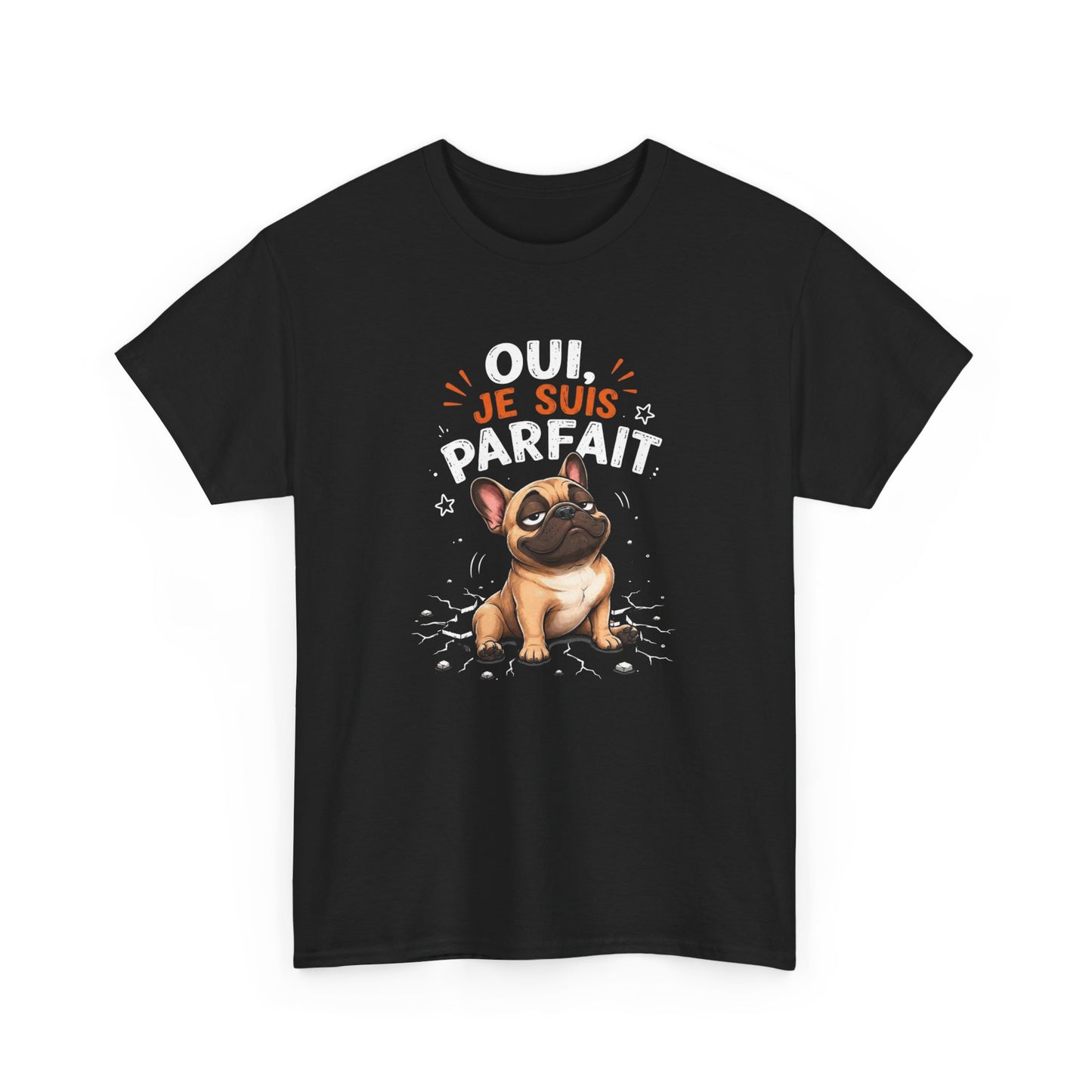 Tee-Shirt Homme Humour Chien Bouledogue Français – Idée Cadeau Drôle Original Homme – Vêtement Humoristique Amoureux des Chiens Anniversaire