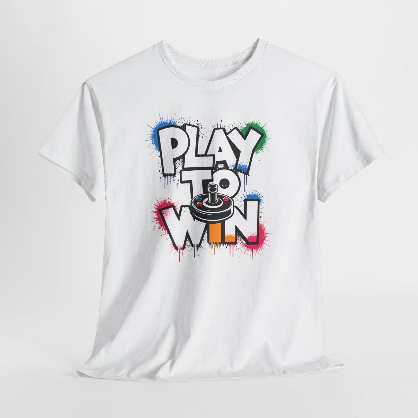 Tee-Shirt Gaming Homme et Femme – Gamer Jeu Vidéo Arcade Rétro Joystick – Cadeau Original pour Passionné de Jeux Vidéo