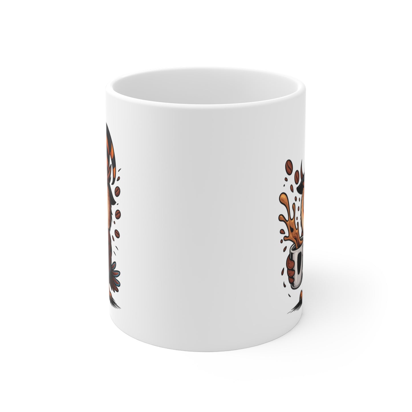 Mug Hibou Sorcier Halloween 325ml – Tasse Céramique Chouette Drôle – Cadeau Original Fête d’Halloween