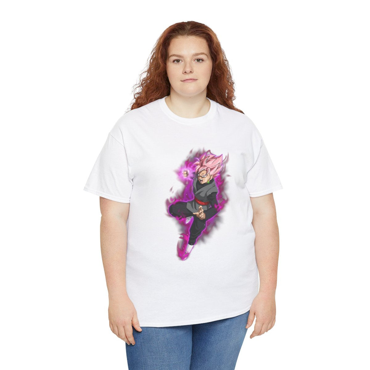 Tee shirt Unisex Black Goku rosé Homme/Femme