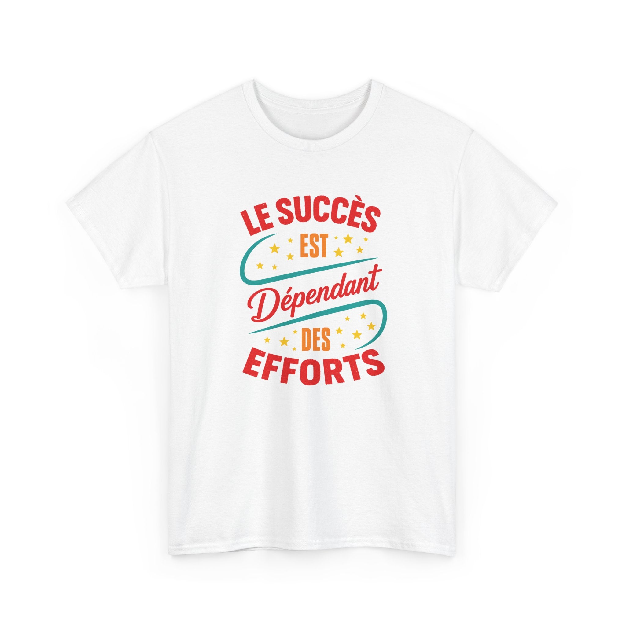 T-Shirt Homme et Femme Motivation – Réussite Persévérance Détermination Travail – Cadeau Inspirant