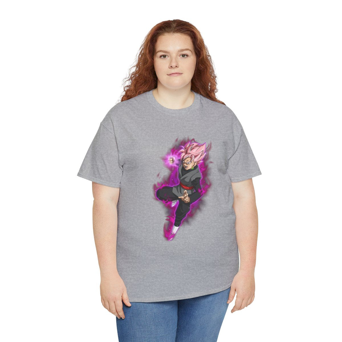 Tee shirt Unisex Black Goku rosé Homme/Femme