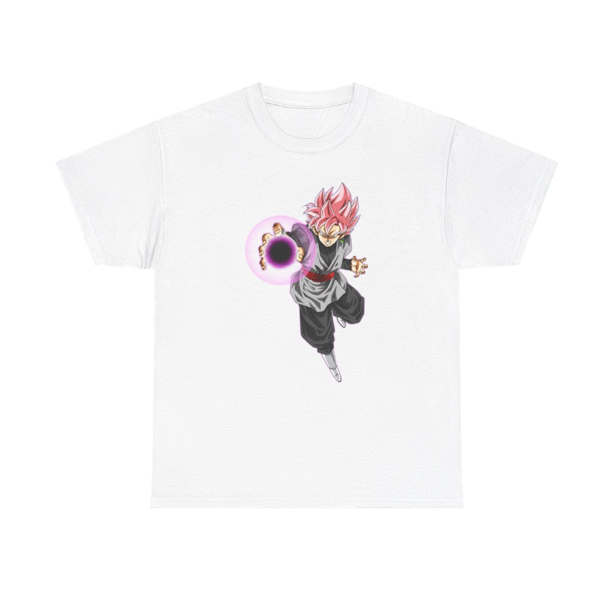 Tee shirt Black Goku rosé Unisex Homme/Femme