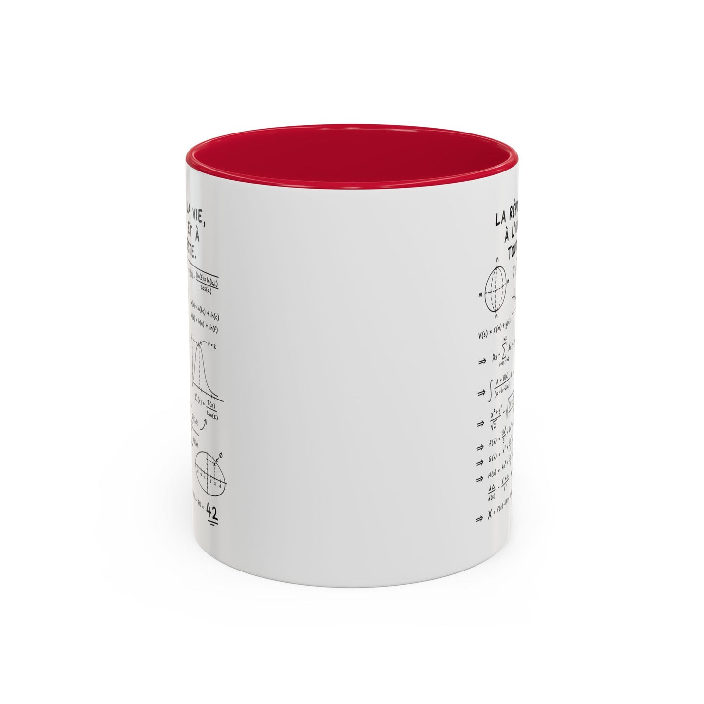 Tasse La Réponse à la Vie à l’Univers et à Tout le Reste 42 – Mug Humour Geek Mathématiques Sciences – Cadeau Homme Femme 325ml
