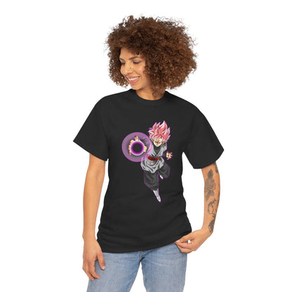 Tee shirt Black Goku rosé Unisex Homme/Femme
