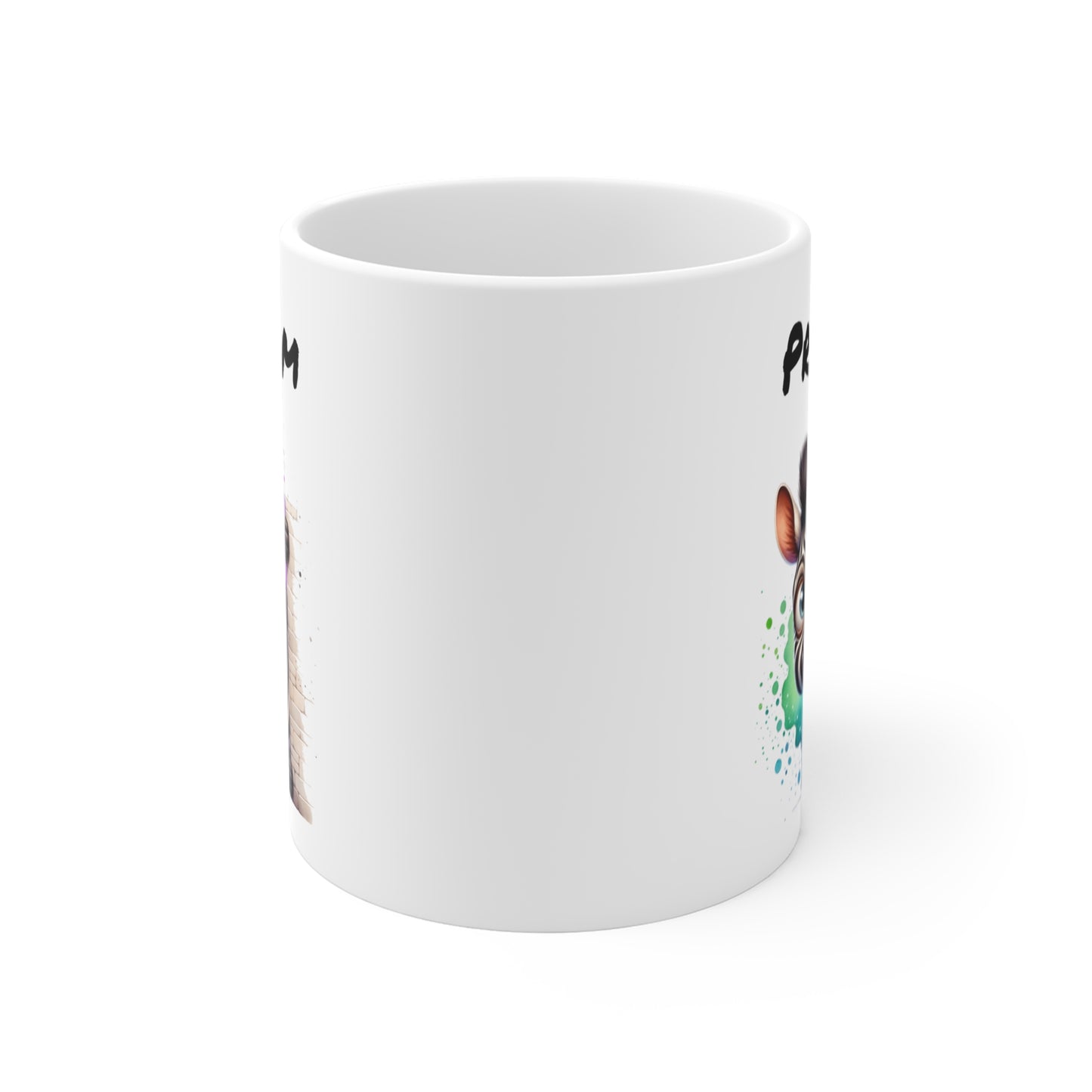 Tasse Personnalisable Zèbre Rigolo – Mug Prénom Animal de la Savane – Cadeau Original Safari 325ml