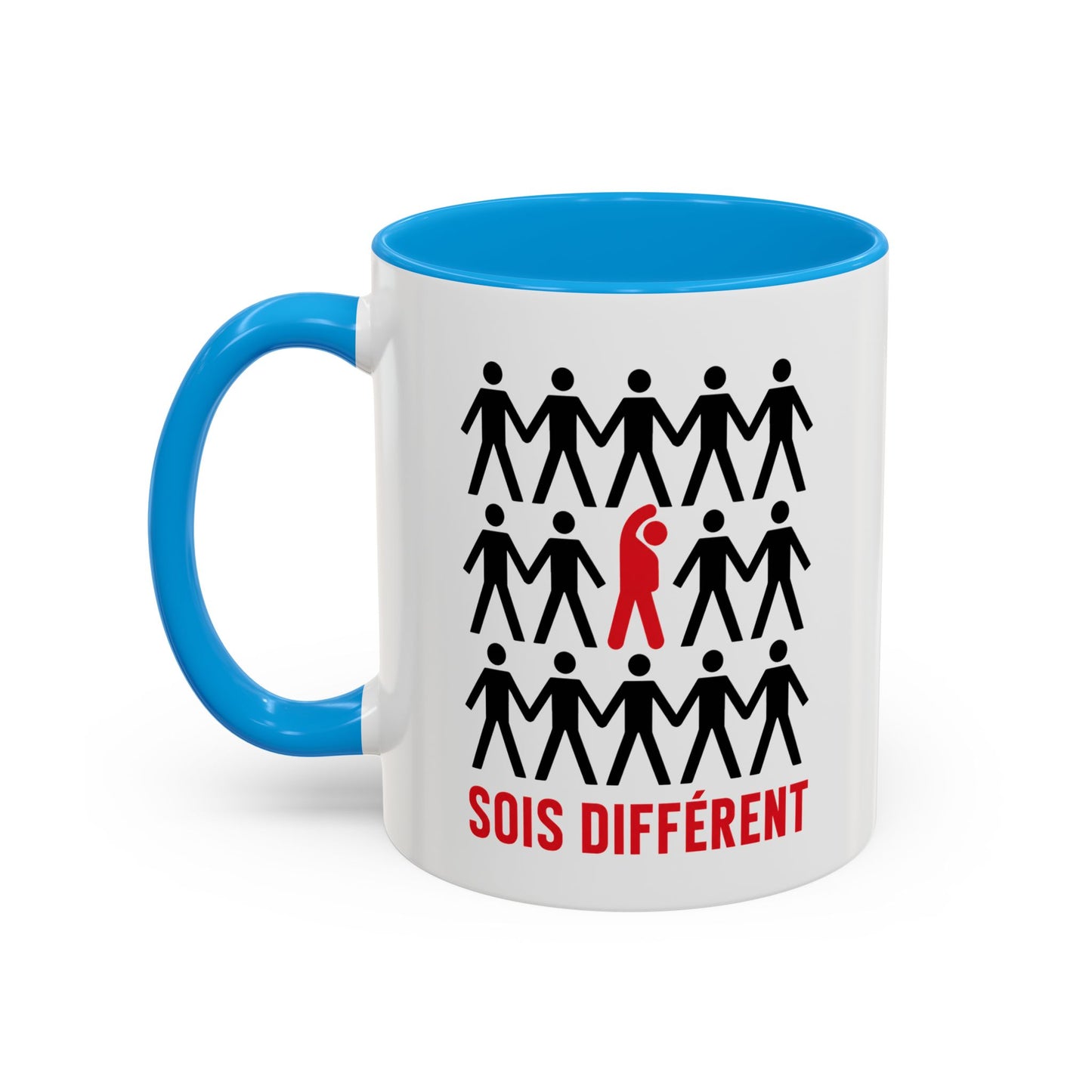Mug Motivation Originalité – Tasse Inspirante Développement Personnel – Cadeau Positif Homme et Femme Noir Bleu Rouge