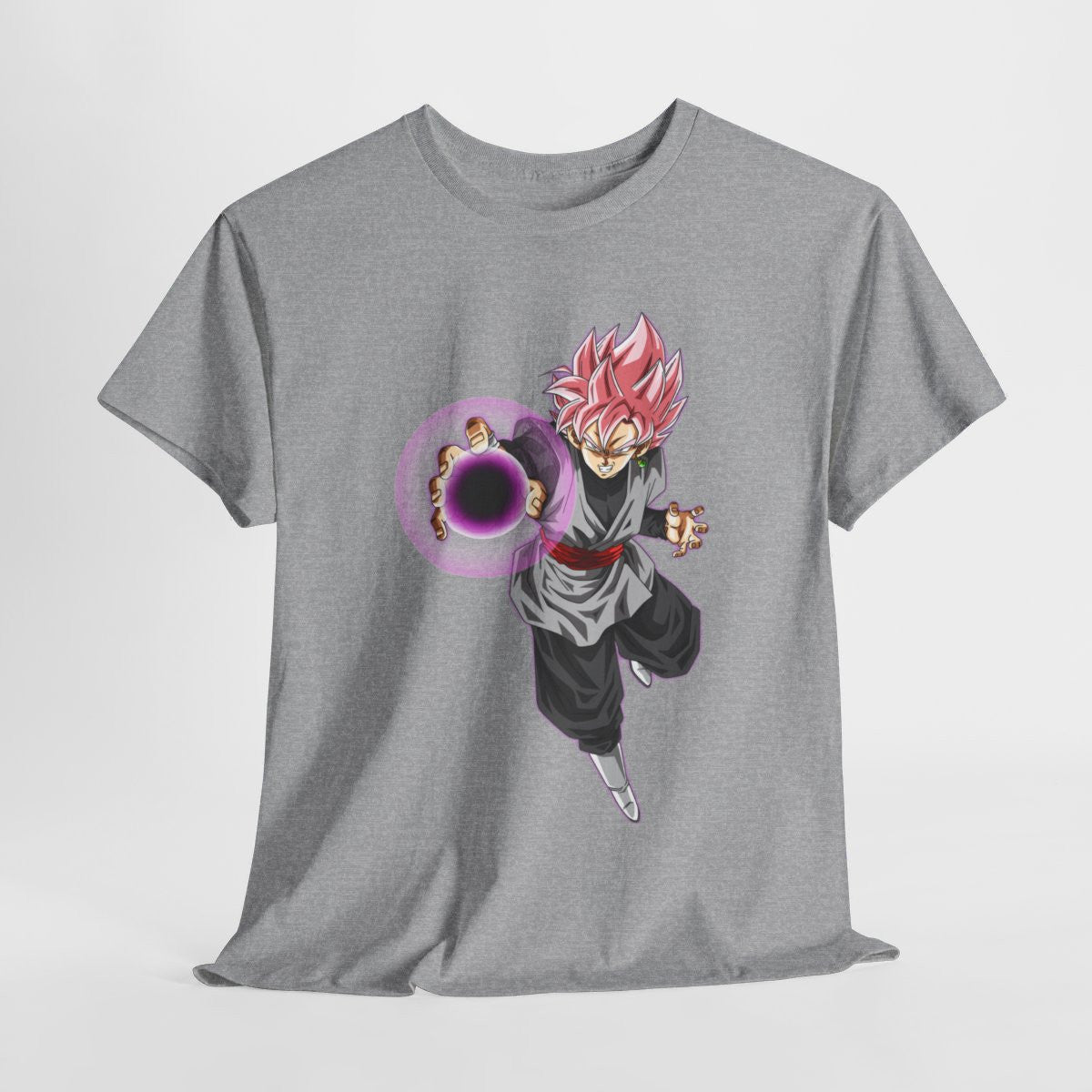 Tee shirt Black Goku rosé Unisex Homme/Femme