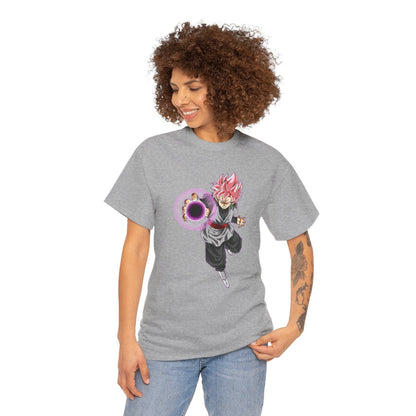 Tee shirt Black Goku rosé Unisex Homme/Femme