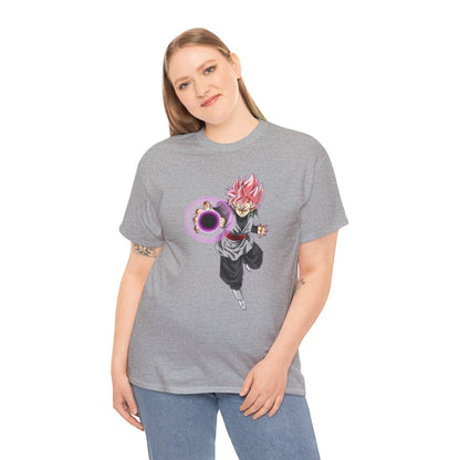 Tee shirt Black Goku rosé Unisex Homme/Femme