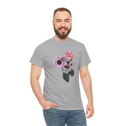 Tee shirt Black Goku rosé Unisex Homme/Femme