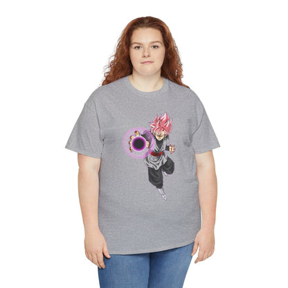 Tee shirt Black Goku rosé Unisex Homme/Femme