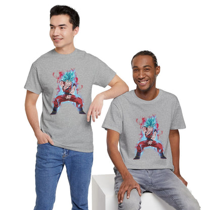 Tee shirt Unisex Goku blue kaioken Homme/Femme