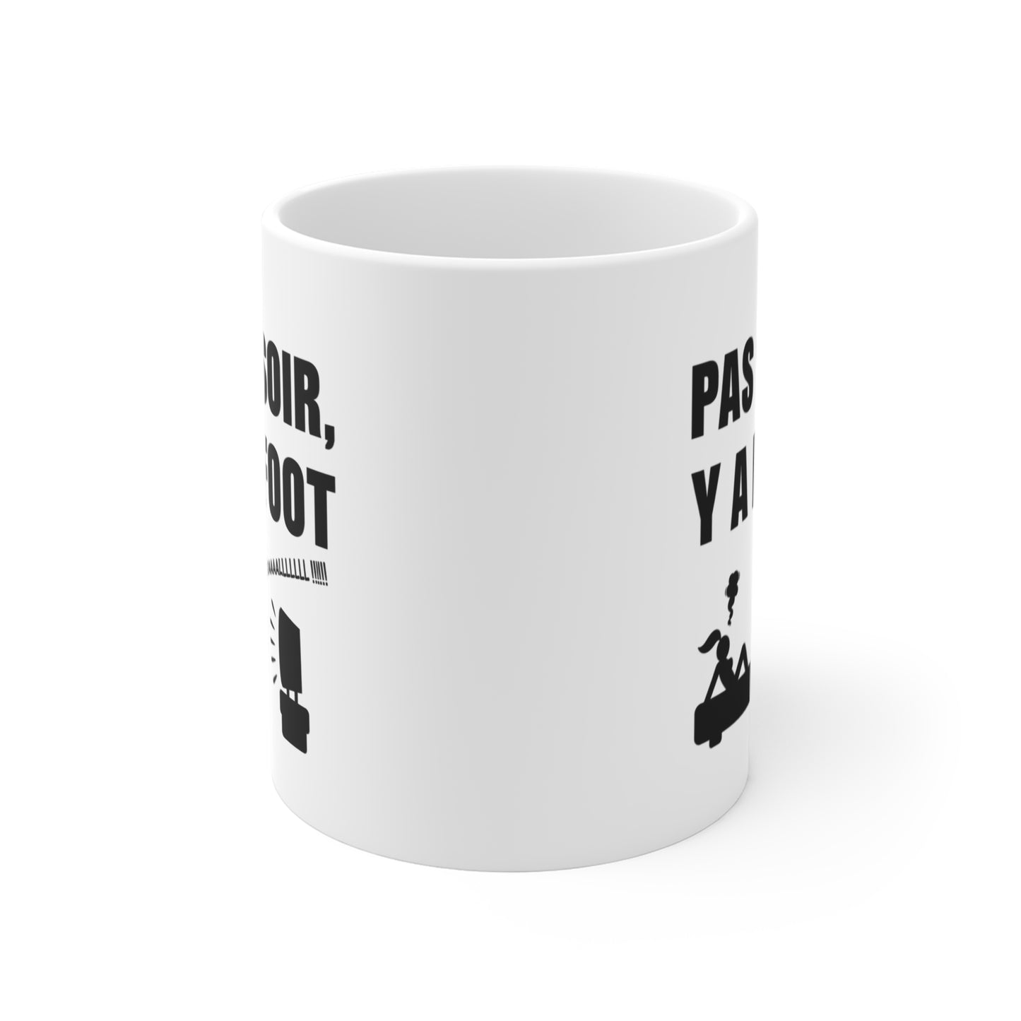 Tasse Pas Ce Soir Y A Du Foot – Mug Humour Football –  Idée Cadeau Fan de Foot Homme 325ml
