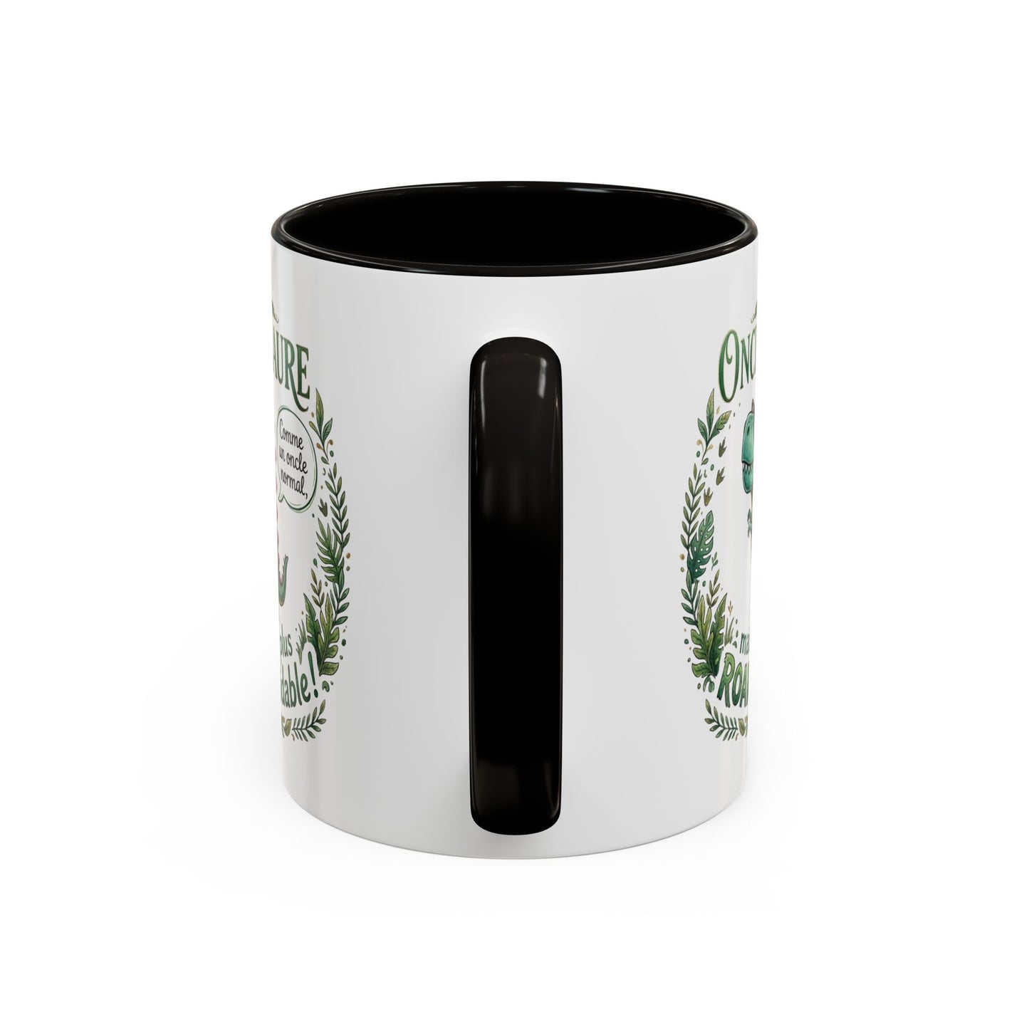 Tasse Oncle Dinosaure 325ml – Mug Céramique Humour Tonton Cadeau Original Famille Dinosaure