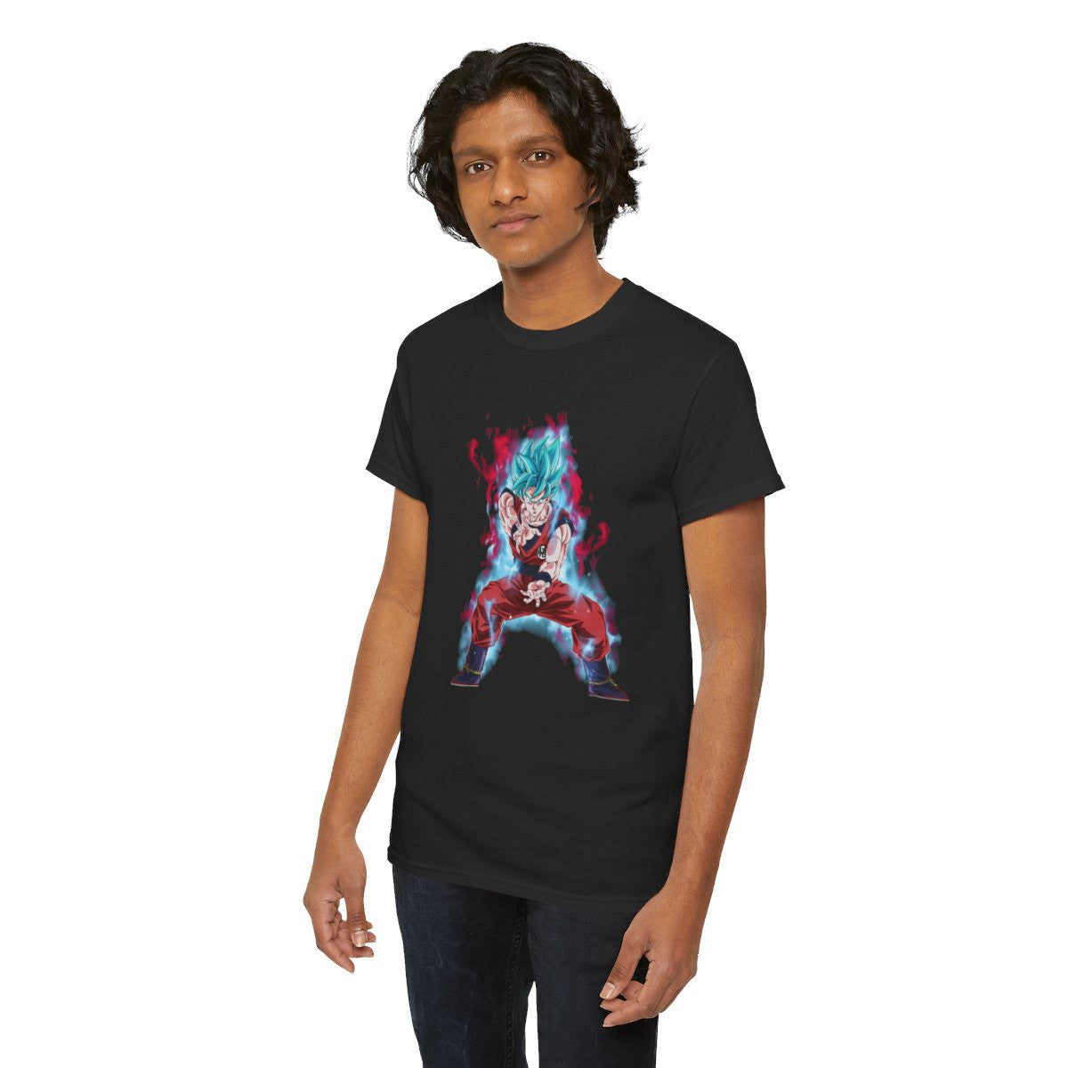 Tee shirt Unisex Goku blue kaioken Homme/Femme