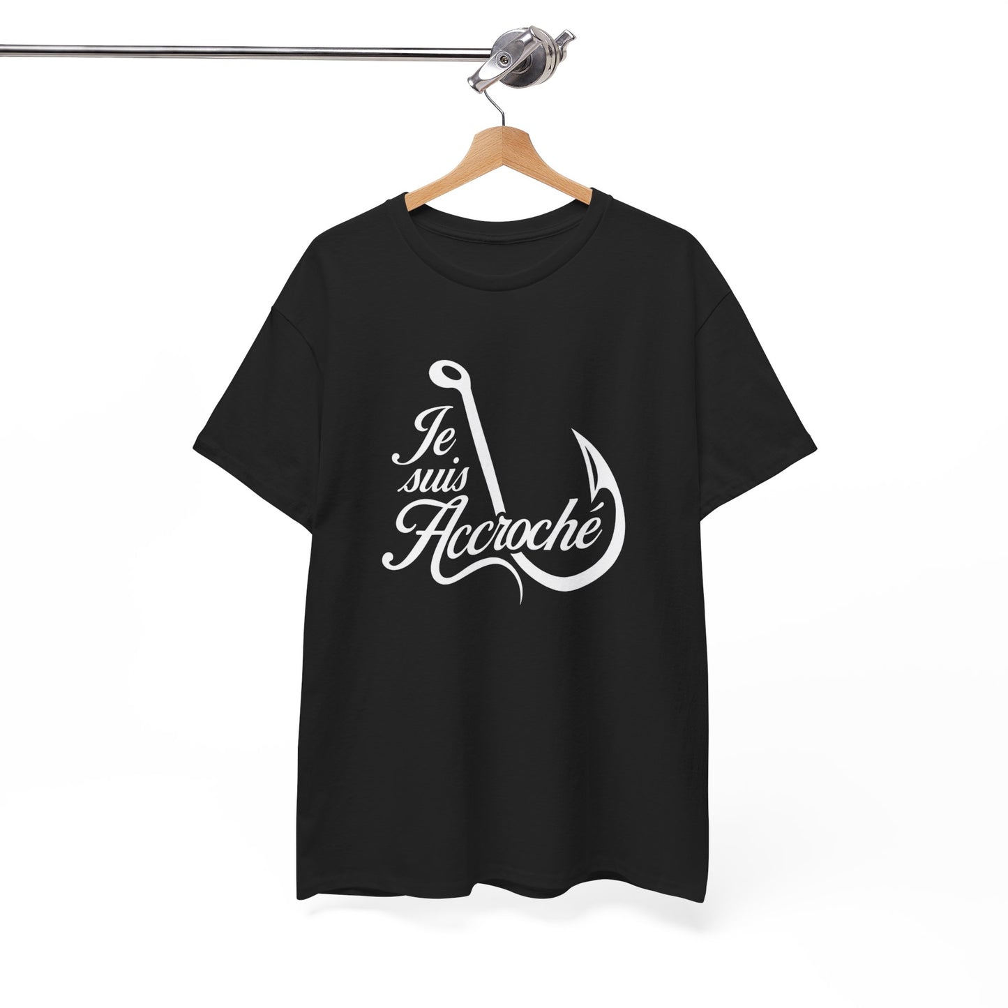 T-Shirt Pêche Homme et Femme – Cadeau Pêcheur Passionné – Humour Hameçon Canne à Pêche – Idée Cadeau Pêche Anniversaire
