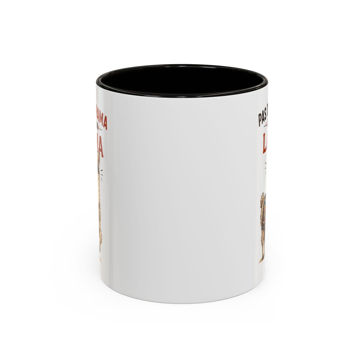 Mug Lama Humoristique – Tasse Animaux Drôle – Cadeau Original Homme et Femme, Ami Collègue Noir Bleu Rouge