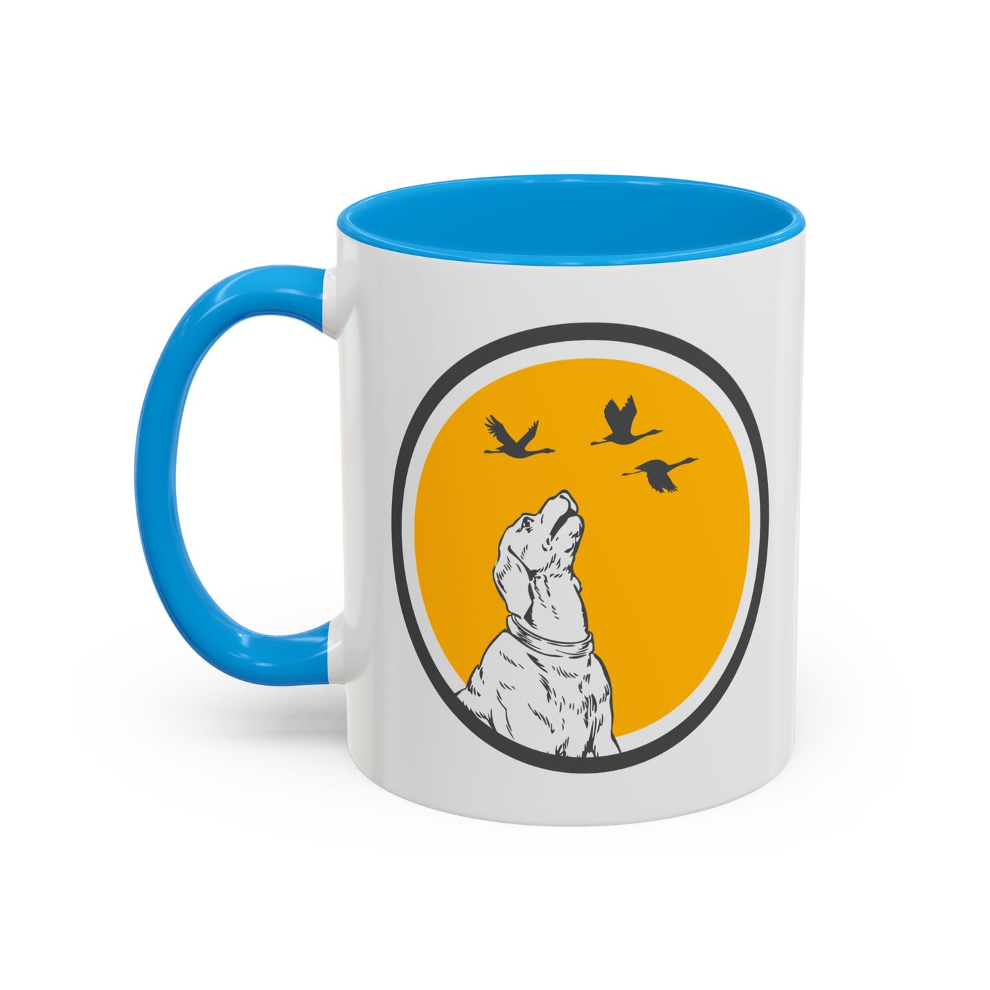 Mug Labrador Homme et Femme – Tasse Chien pour Maître et Maîtresse – Cadeau Amoureux du Labrador – Idée Cadeau Propriétaire de Chien Passionné Nature – 325 ml Noir Bleu Rouge