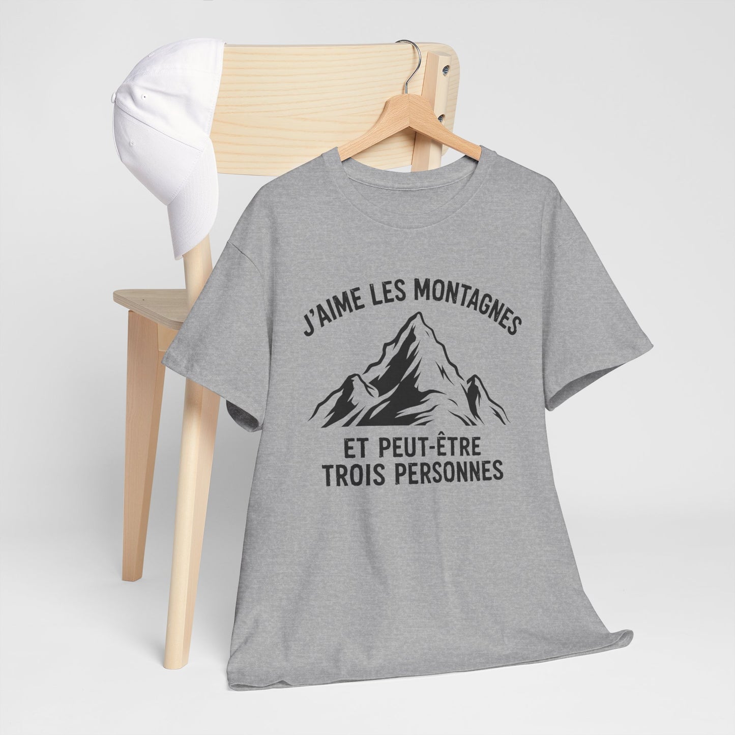 T-Shirt Montagne Homme et Femme – Cadeau Randonnée Alpinisme Nature – Humour Randonneur Amoureux des Montagnes – Idée Cadeau Outdoor